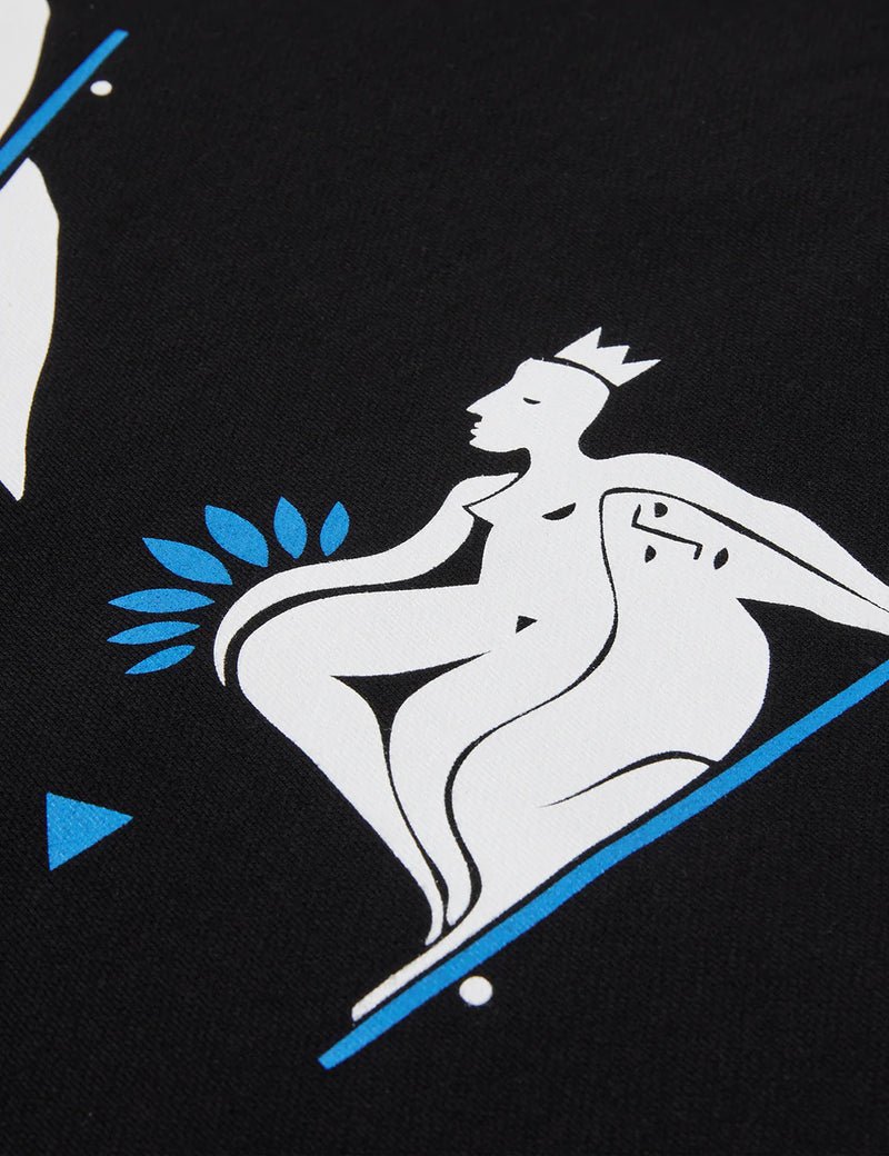 PolarSkateCo.ノーコンプライアンスフォーエバーフード付きスウェットシャツ-ブラック