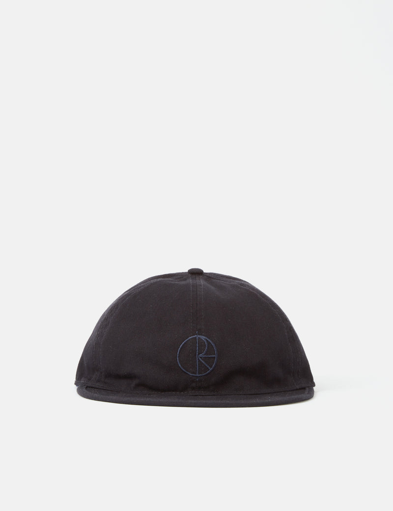 PolarSkateCo.ソフトブリムベースボールキャップ-ネイビーブルー