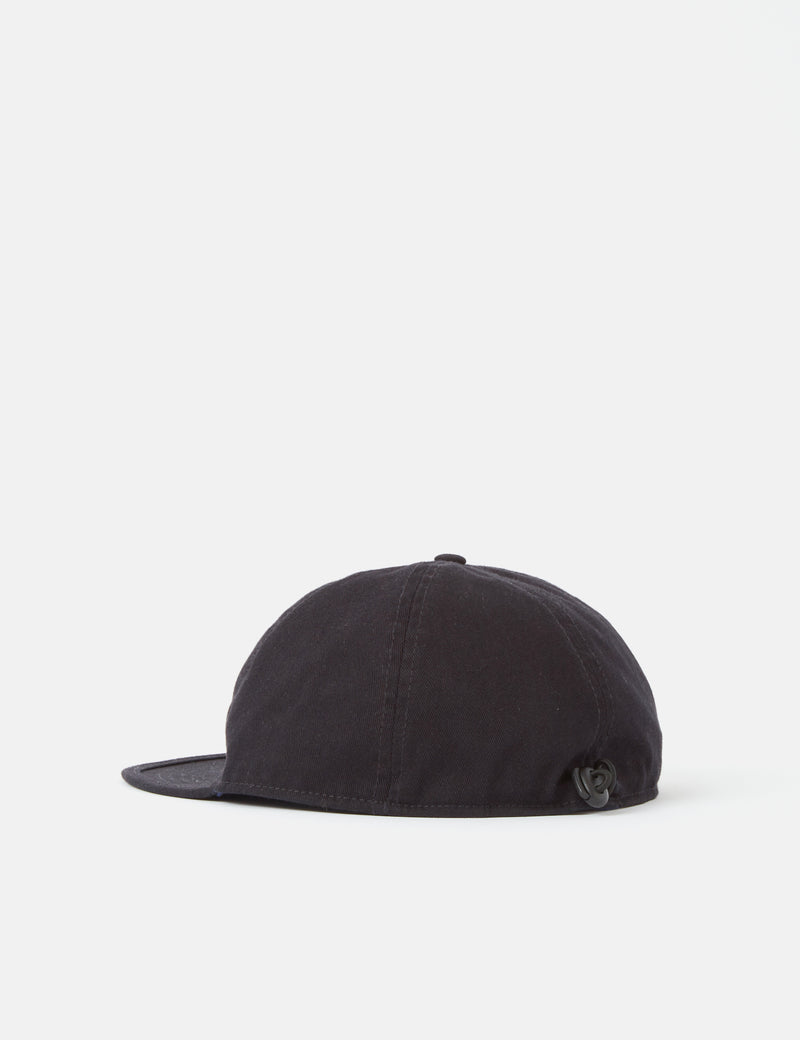 PolarSkateCo.ソフトブリムベースボールキャップ-ネイビーブルー