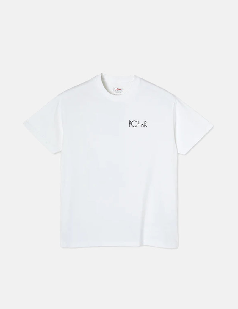 Polar Skate Co. No CompliesForeverTシャツ-ホワイト