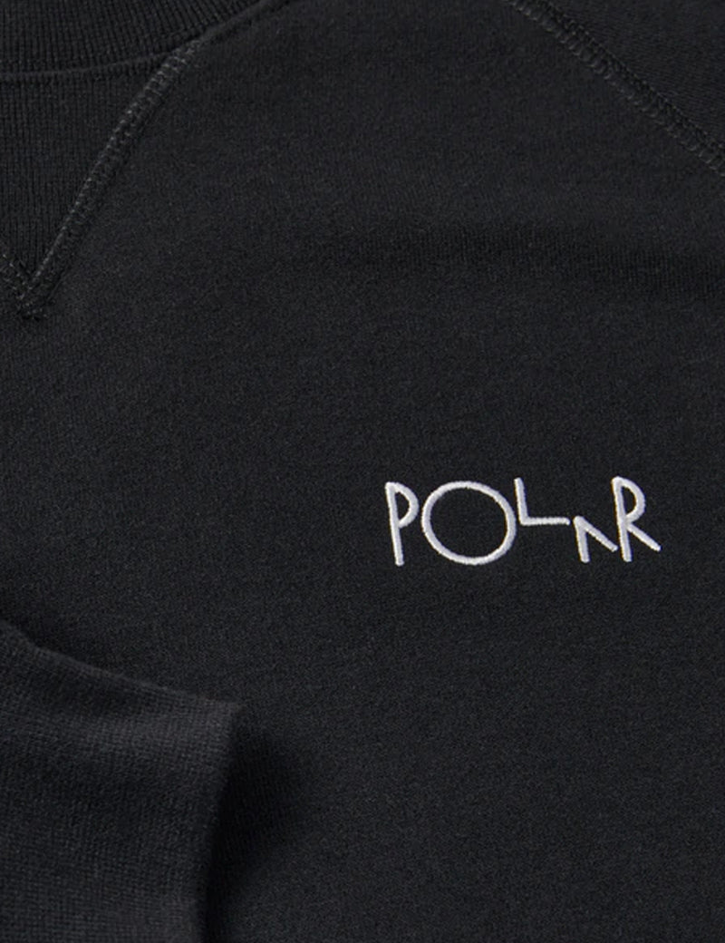 PolarSkateCo.デフォルトクルーネック-ブラック