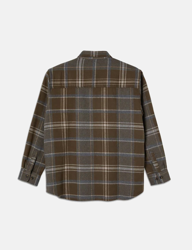 Polar Skate Co. Flannel Shirt - Brown
