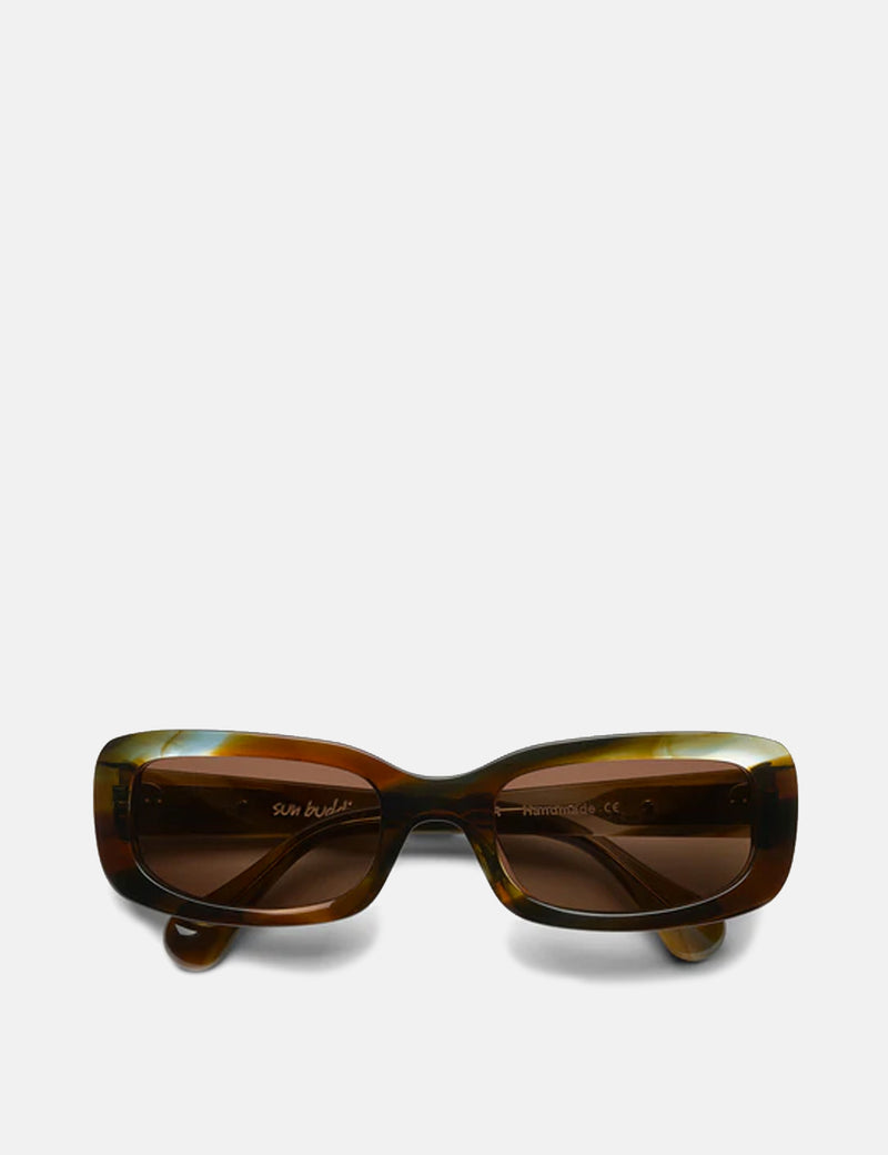 Lunettes de Soleil Polar Skate Co. Junior Jr. - Marron/Vert