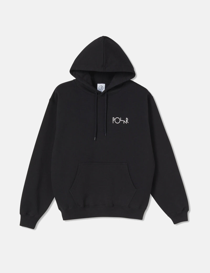 Sweat à capuche Polar Skate Co. Stroke Logo - Noir
