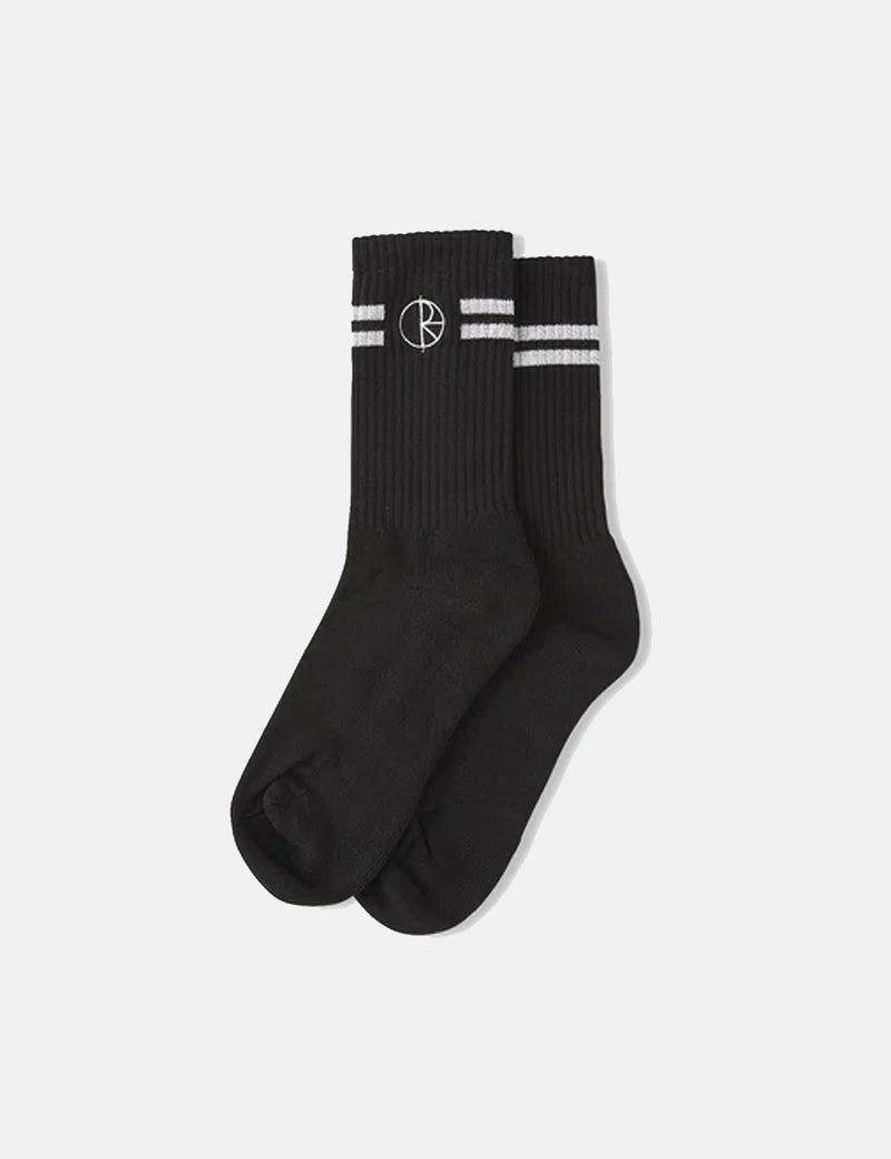Chaussettes Polar Skate Co. Stroke Logo - Noir