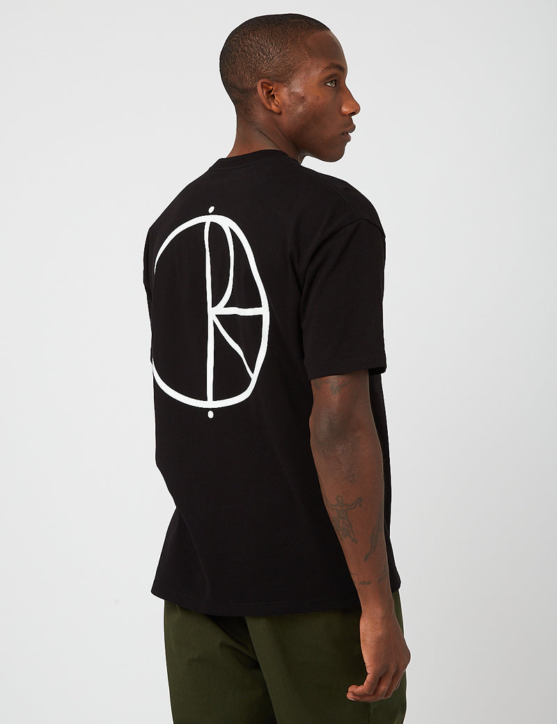 Polar Skate Co. Stroke Logo T-Shirt - Black