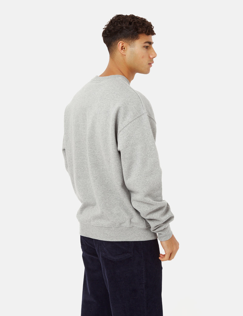 Polar Skate Co. Group Logo Crewneck Sweatshirt - Heather Grey