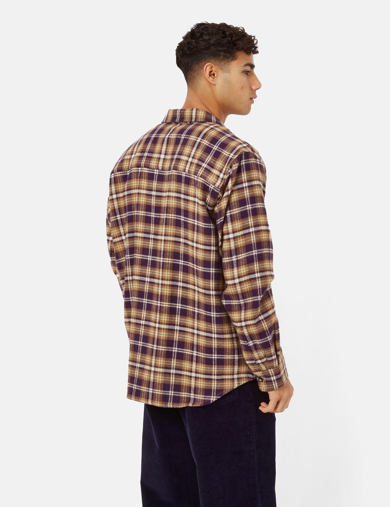 Polar Skate Co. Flanellhemd - Pflaume