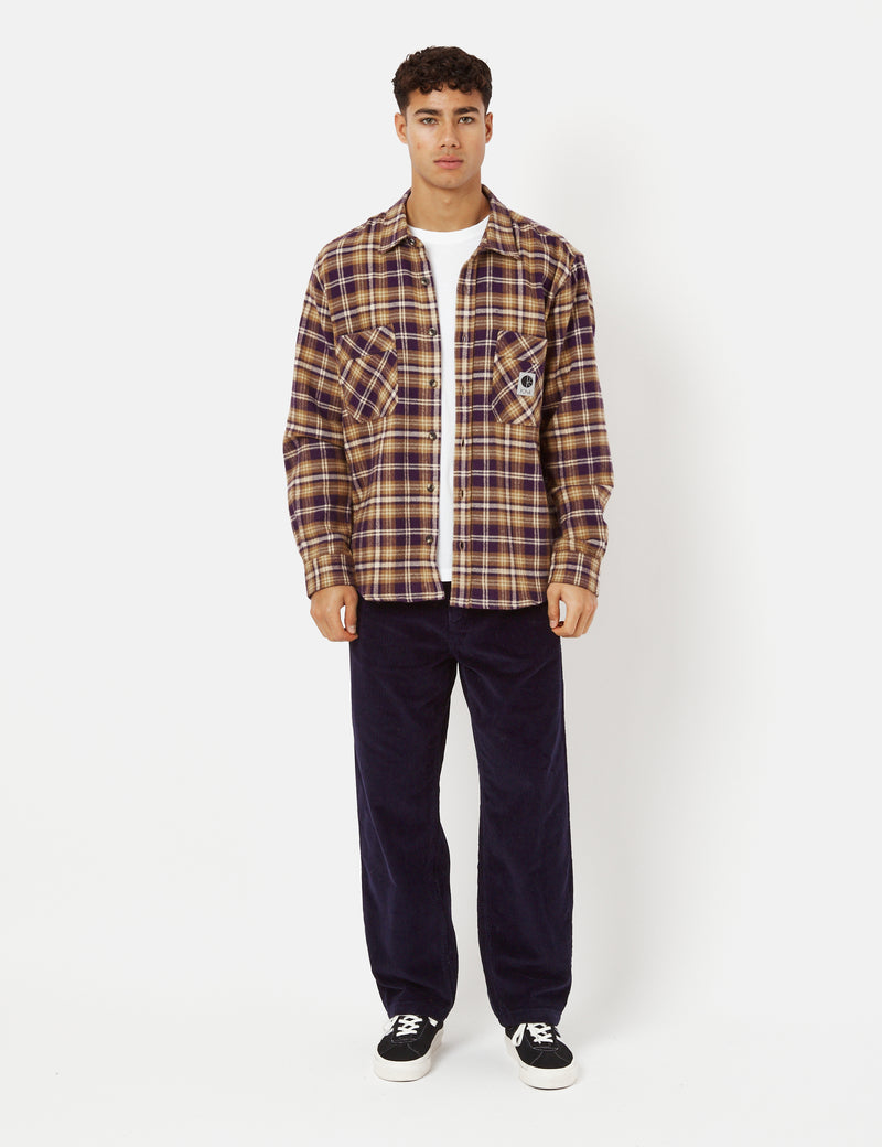 Polar Skate Co. Flanellhemd - Pflaume