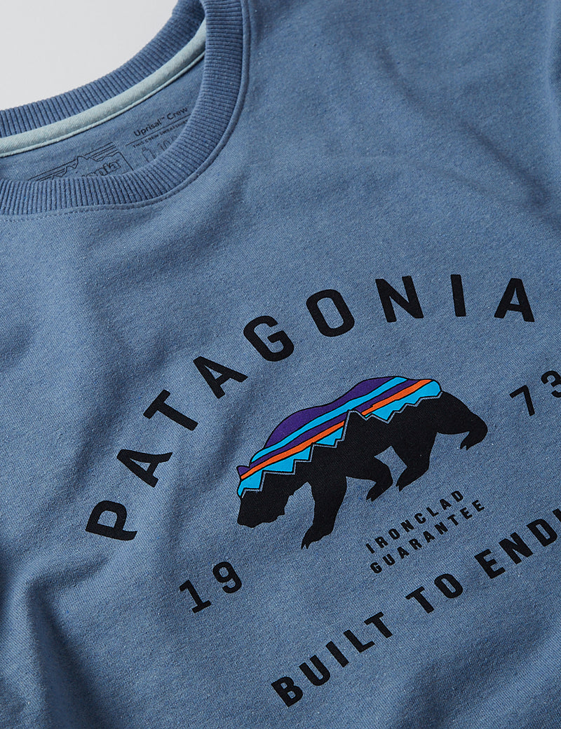 Patagonia Logo Uprisal Crew Sweatshirt Moray Khaki, Xxs