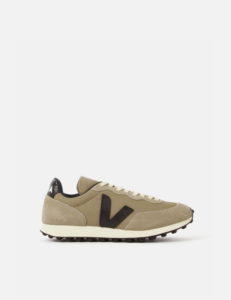 Women's Veja Rio Branco Ripstop Trainers - Dune/Black