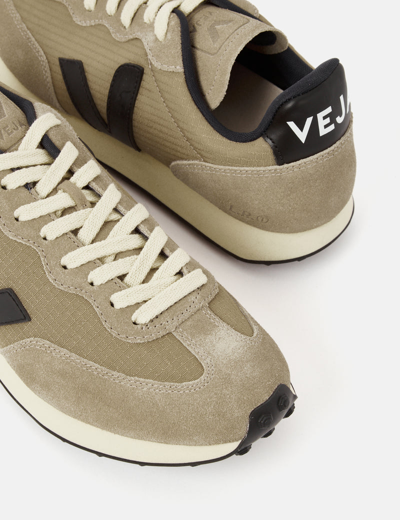 Women's Veja Rio Branco Ripstop Trainers - Dune/Black