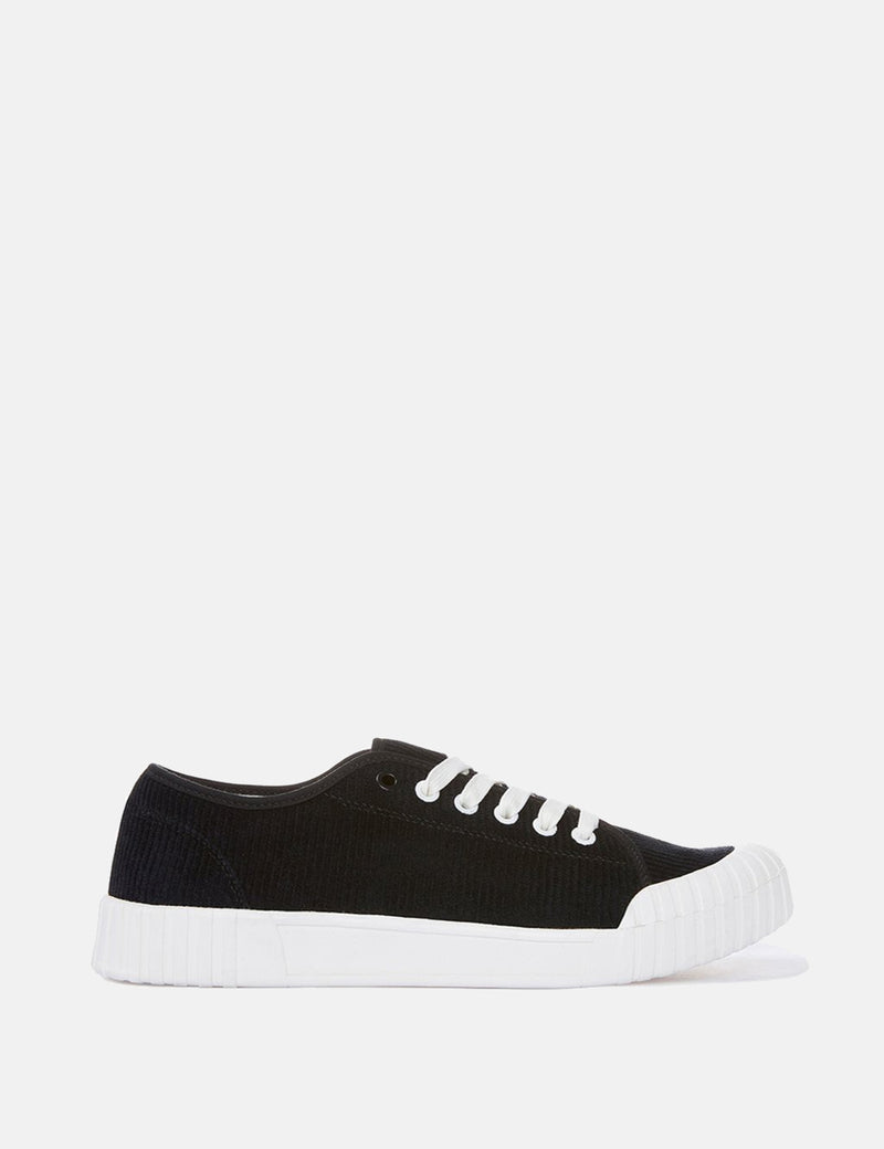 Good News Rhabarber Low Trainer (Cord) - Schwarz