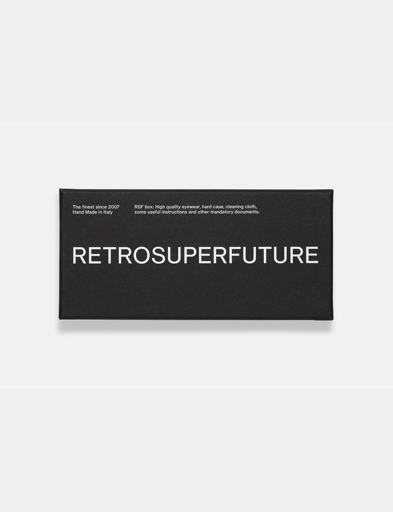 RetroSuperFutureCaroサングラス-ブラック