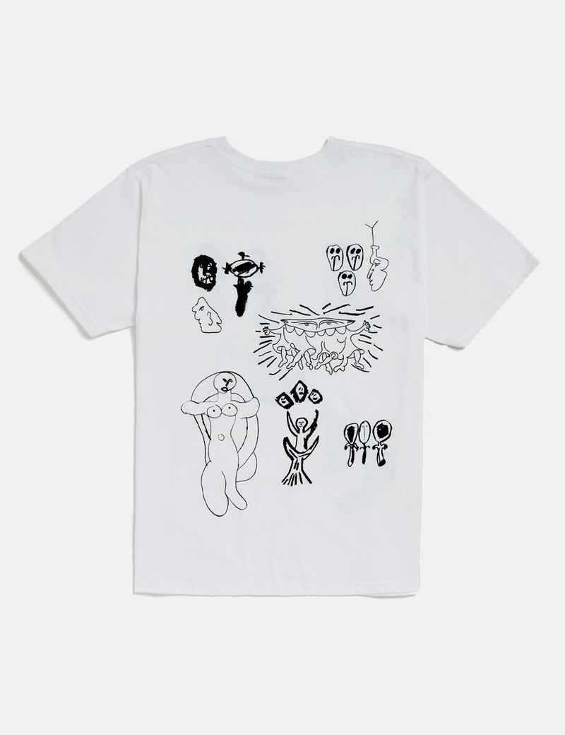 T-Shirt SCRT Ritual - Blanc