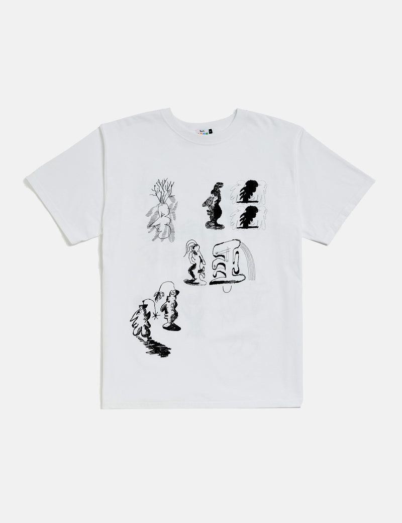 T-Shirt SCRT Ritual - Blanc