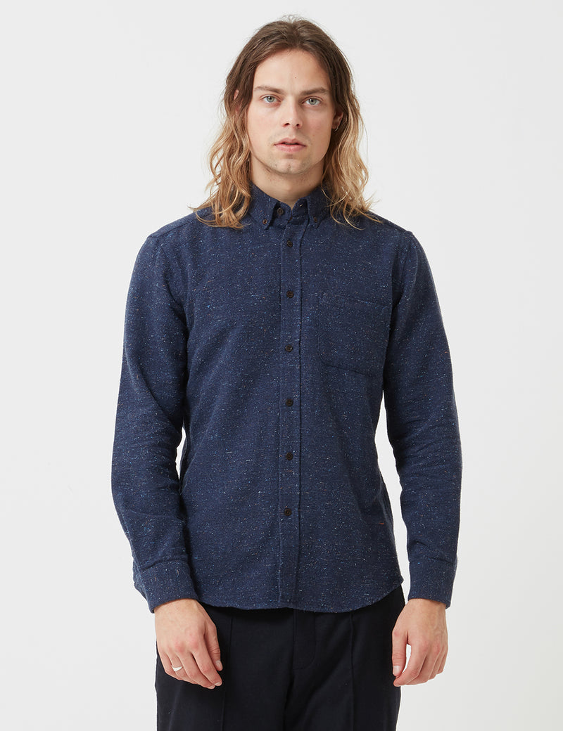 Portuguese Flannel Rude Shirt - Blue