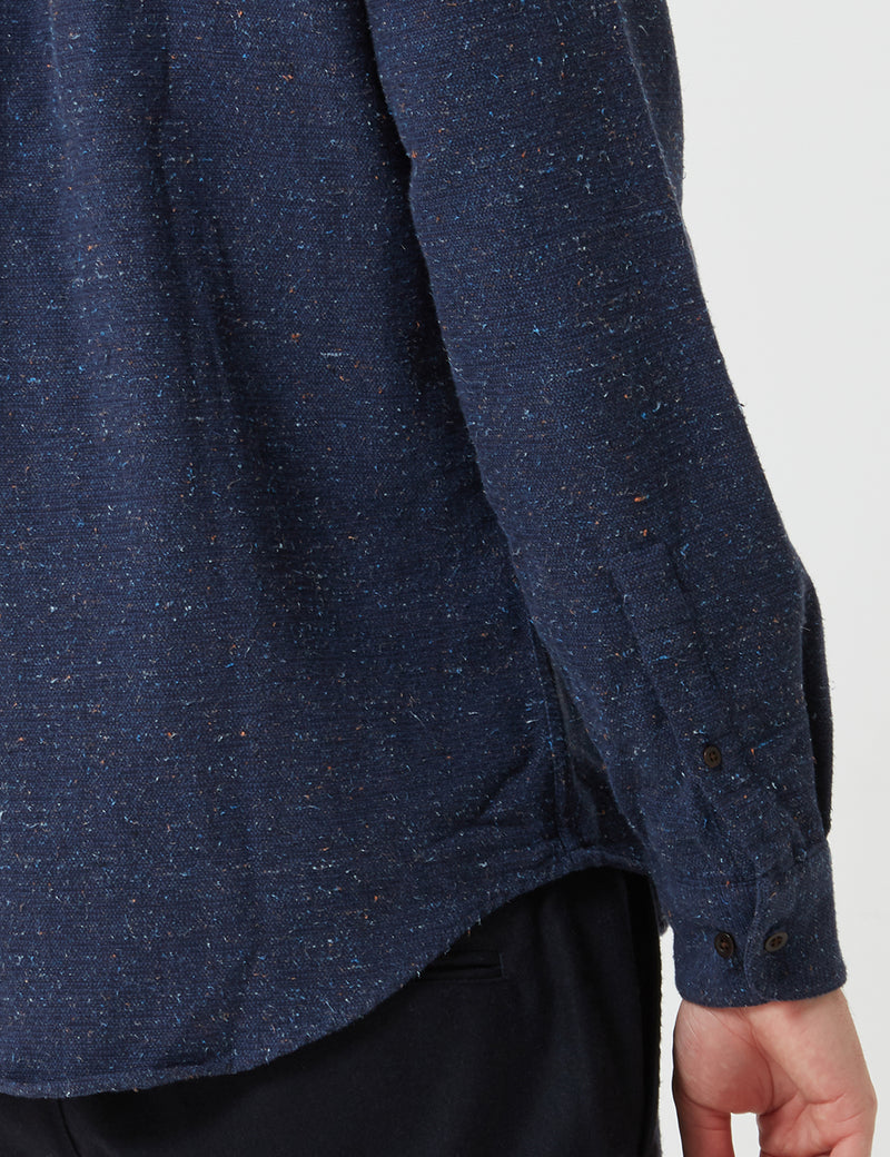 Portuguese Flannel Rude Shirt - Blue