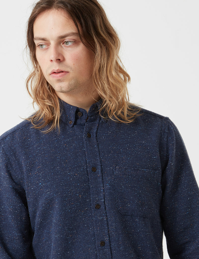Portuguese Flannel Rude Shirt - Blue