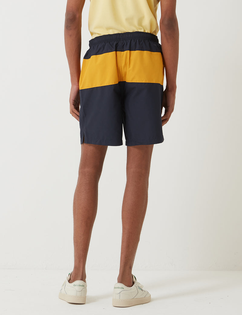 Fred Perry Panelled Badeshorts - Navy