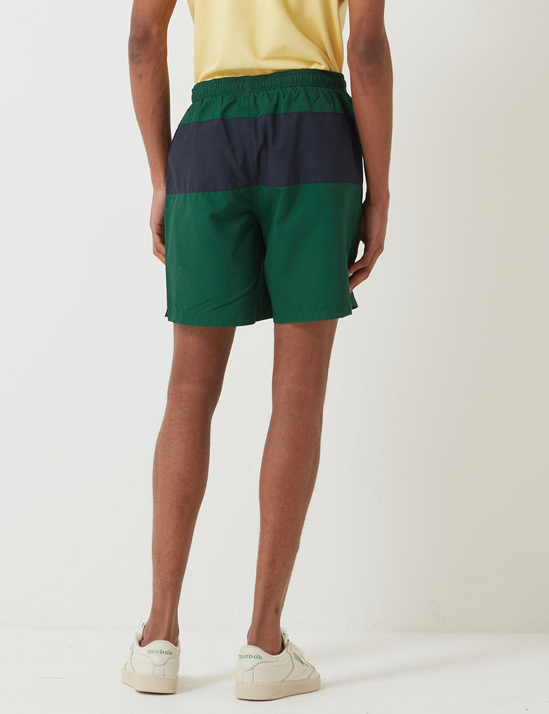 Fred Perry Panelled Badeshorts - Ivy