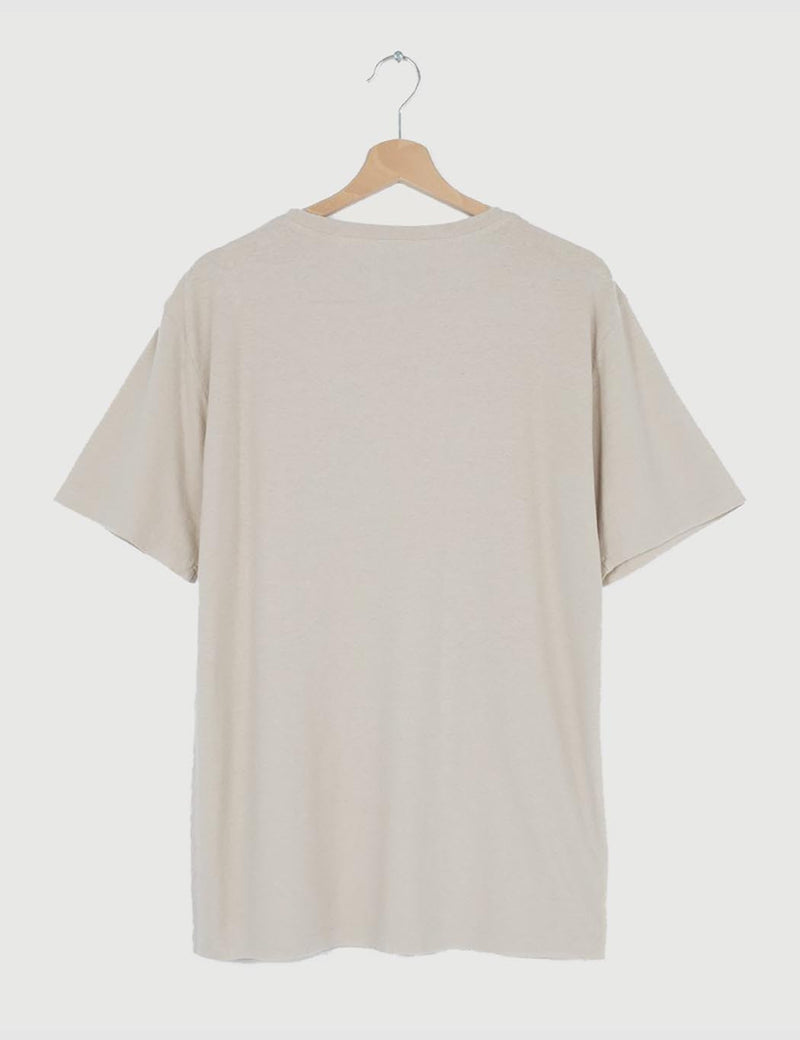Satta Hanf Taschen-T-Shirt - Calico Creme