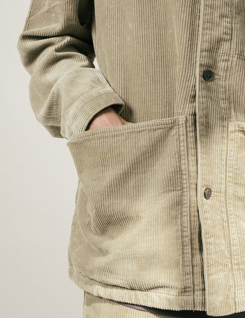 Satta Allotment Overshirt Jacket - Taupe