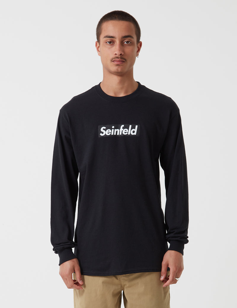 Stu Gazi Seinfeld Long Sleeve T-Shirt - Black