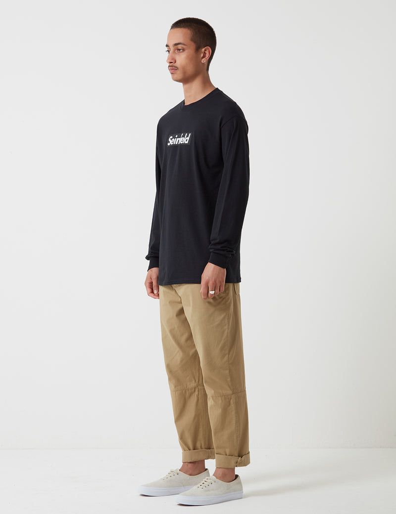 Stu Gazi Seinfeld Long Sleeve T-Shirt - Black