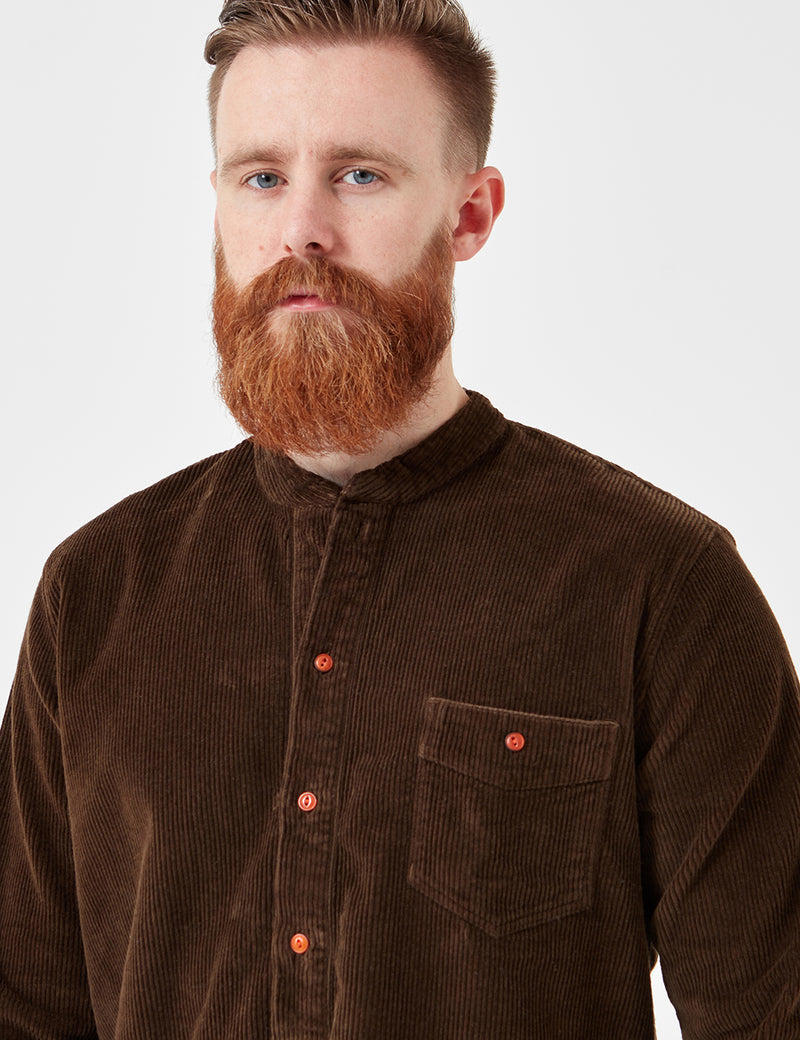 Human Scales Olof Cord Shirt - Green