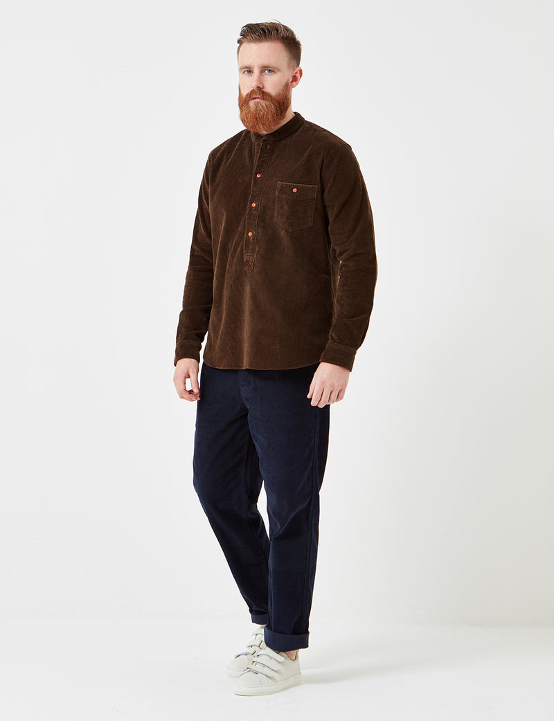 Human Scales Olof Cord Shirt - Green