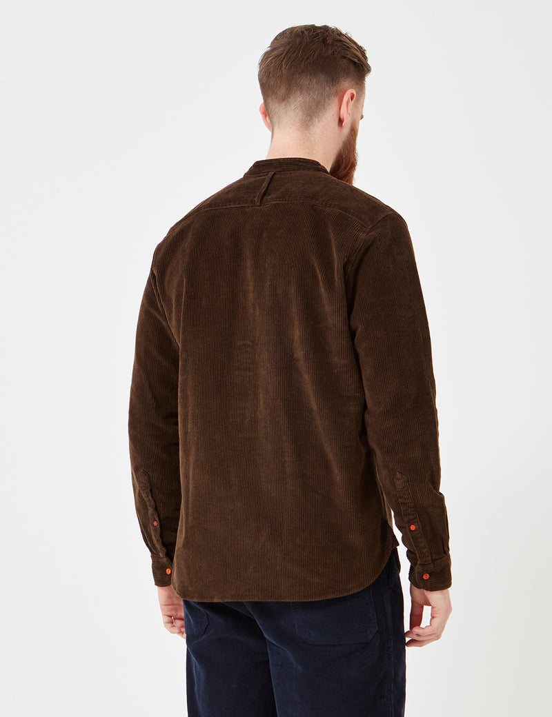 Human Scales Olof Cord Shirt - Green