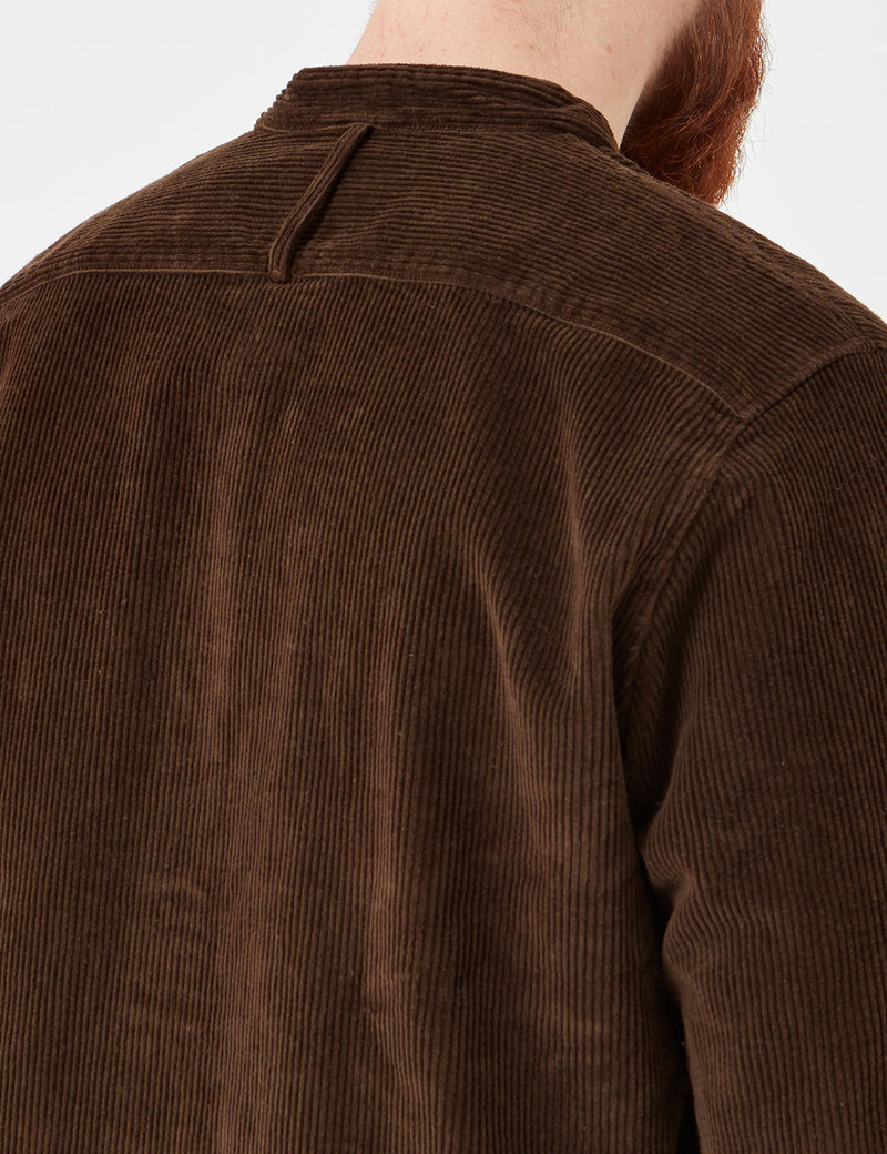 Human Scales Olof Cord Shirt - Green
