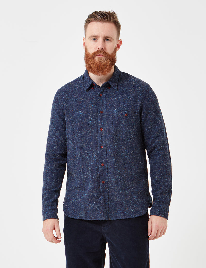 Human Scales Jeffrey Delav© Shirt - Blue