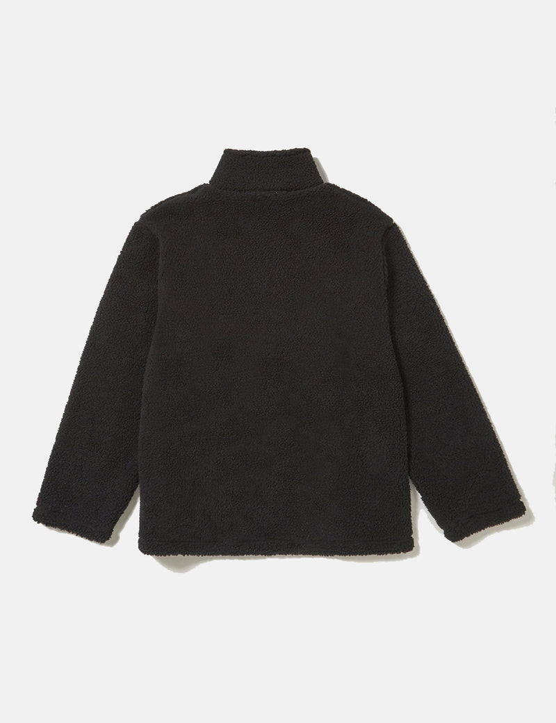Polaire demi-zip SCRT Sherpa - Noir