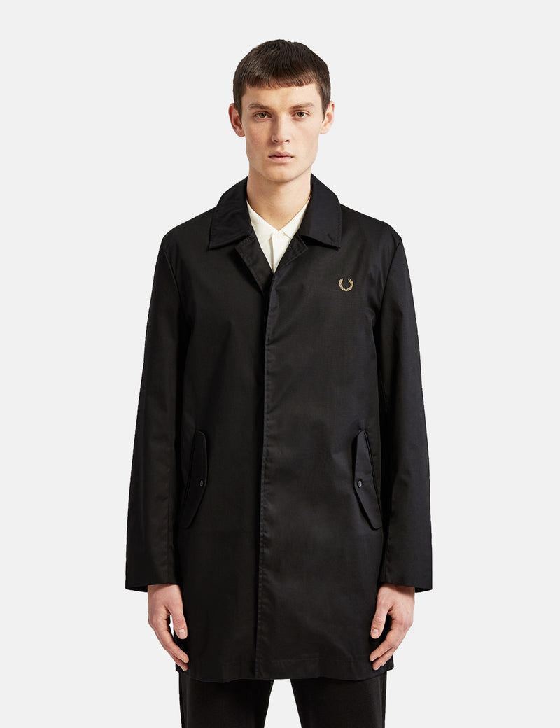 Fred Perry x Miles Kane Liberty Print Trim Mac - Black