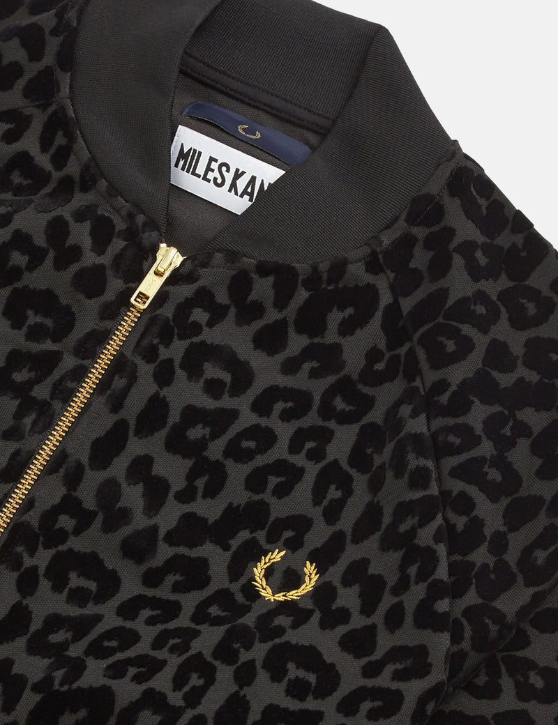 Fred Perry x Miles Kane Leopard Print Track Jacket - Miles Leopard