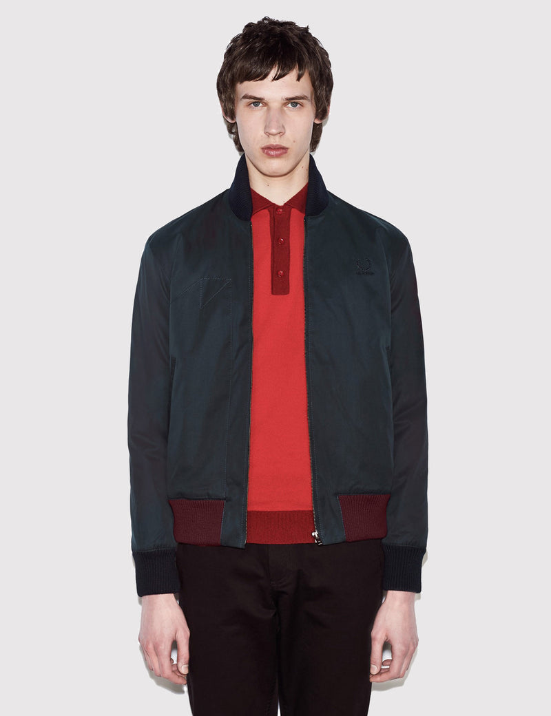 Blouson Bomber rembourré Fred Perry x Raf Simons - Dark Airforce