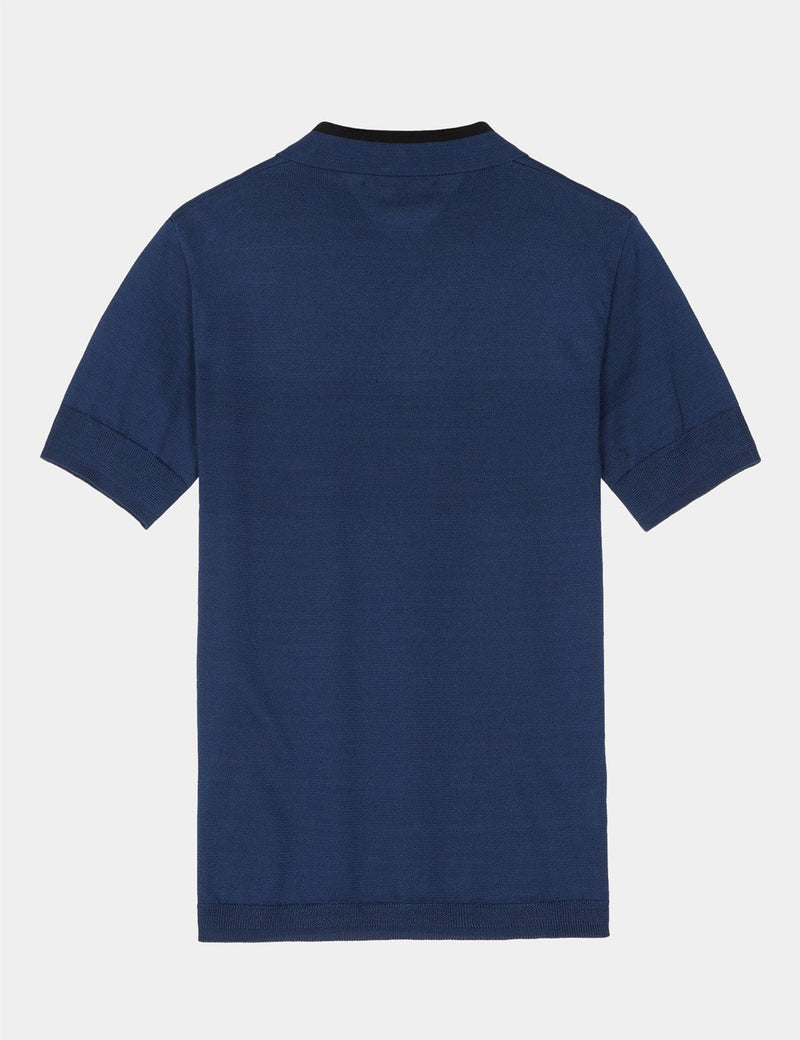 Polo Sport Tricoté Fred Perry x Raf Simons - Marine Française