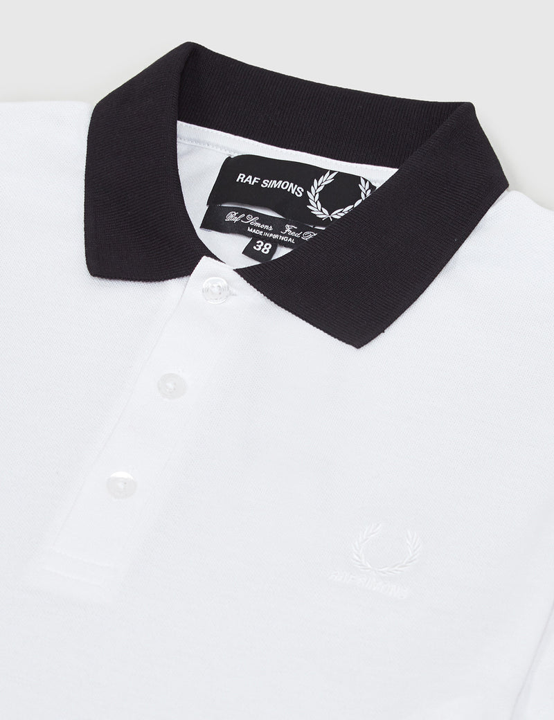 Chemise Fred Perry x Raf Simons Tipped Cuff Pique - White