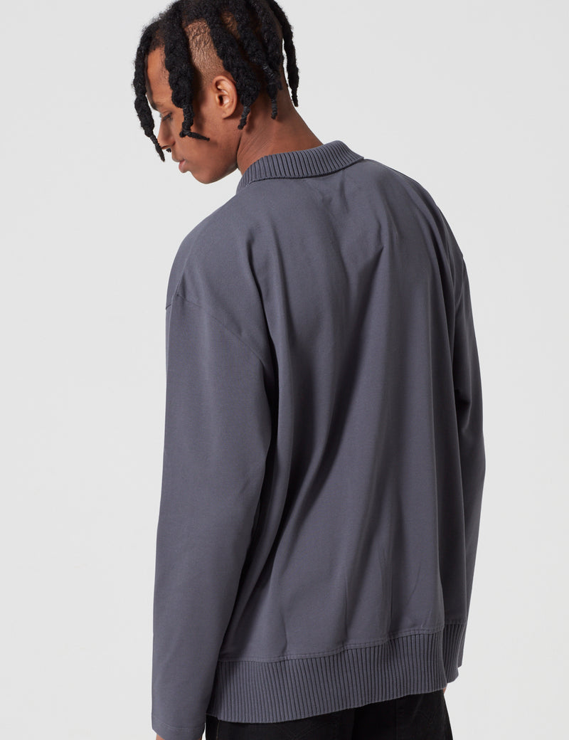 Fred Perry x Raf Simons Pique Shirt - Grey