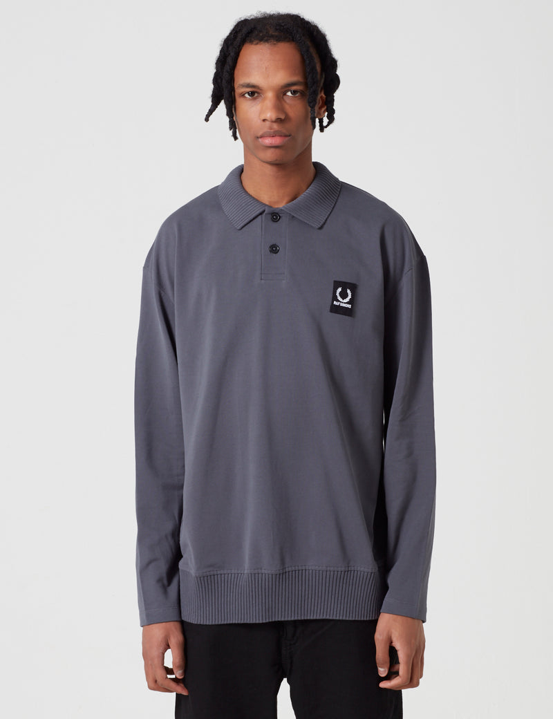 Chemise Fred Perry x Raf Simons Pique - Gris
