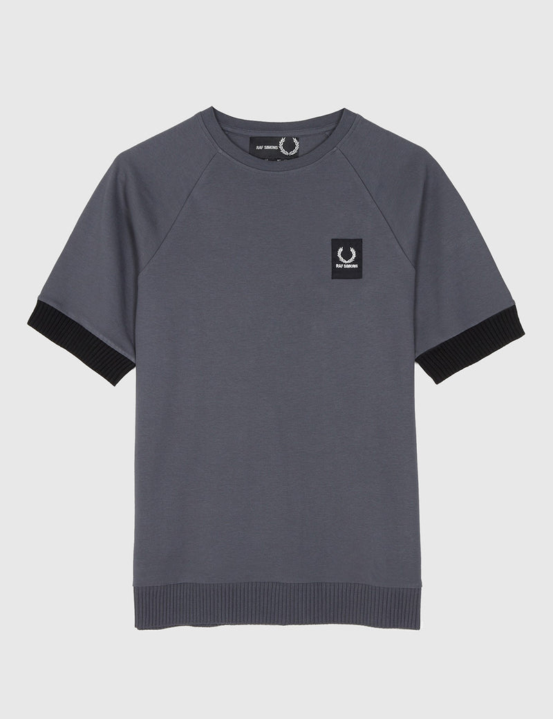 Fred Perry x Raf Simons Raglan Sleeve T-Shirt - Industrial Grey