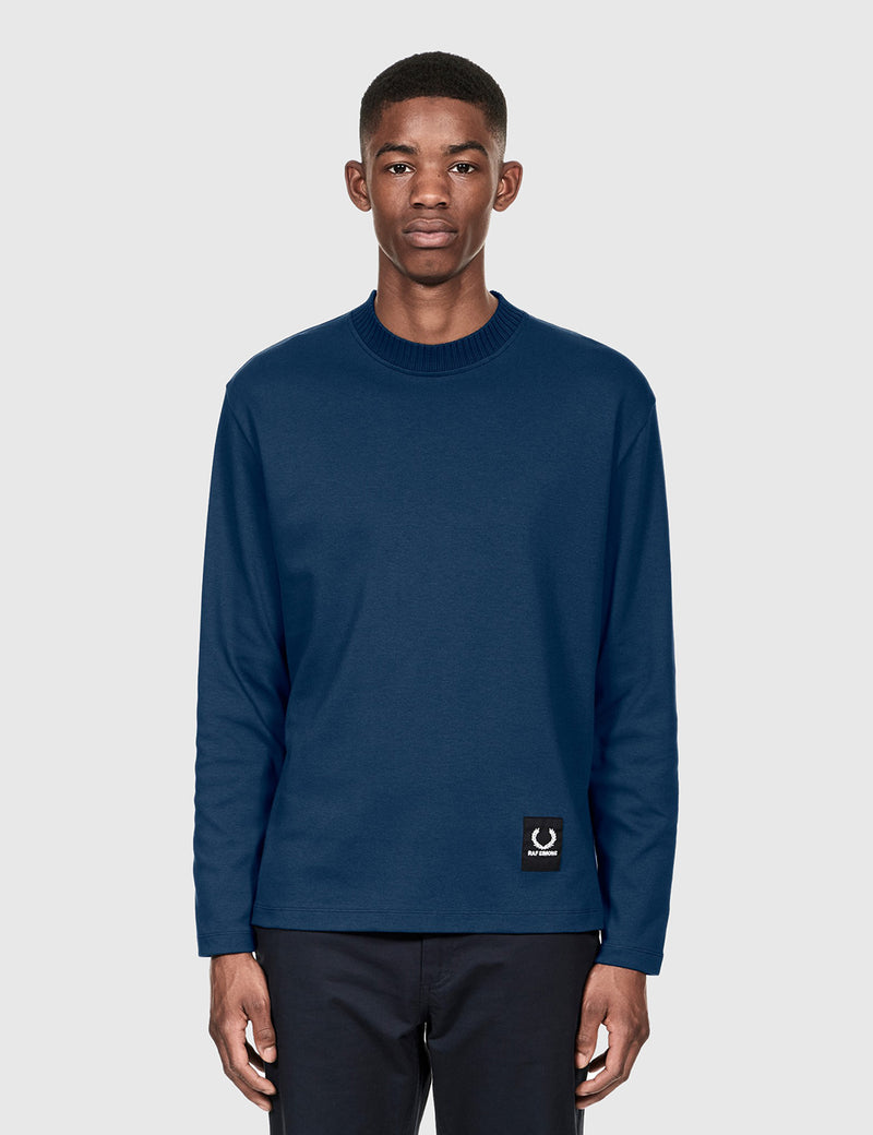 T-Shirt à Manche Longue Fred Perry x Raf Simons Jersey - Dark Blue