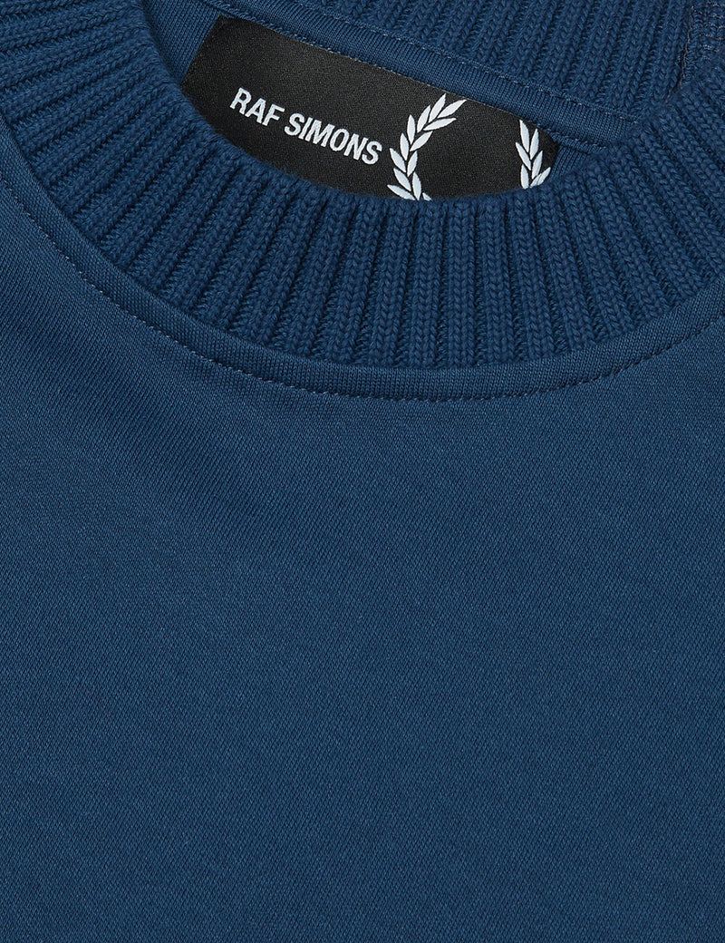 Fred Perry x Raf Simons Jersey Long Sleeve T-Shirt - Dark Blue