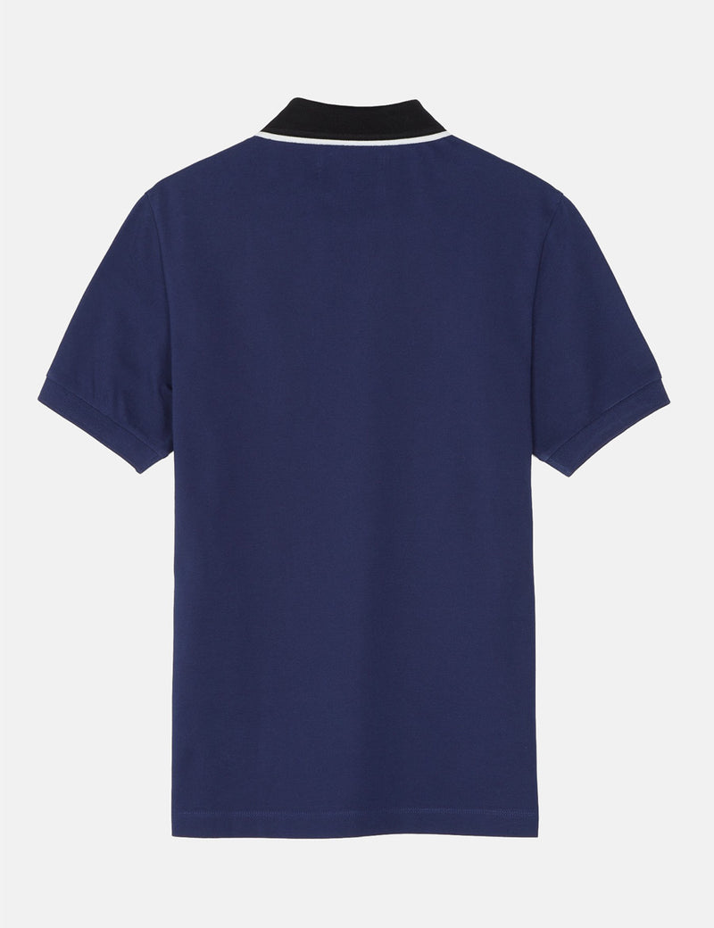 Fred Perry x Raf Simons Contrast Collar Pique Shirt - French Navy