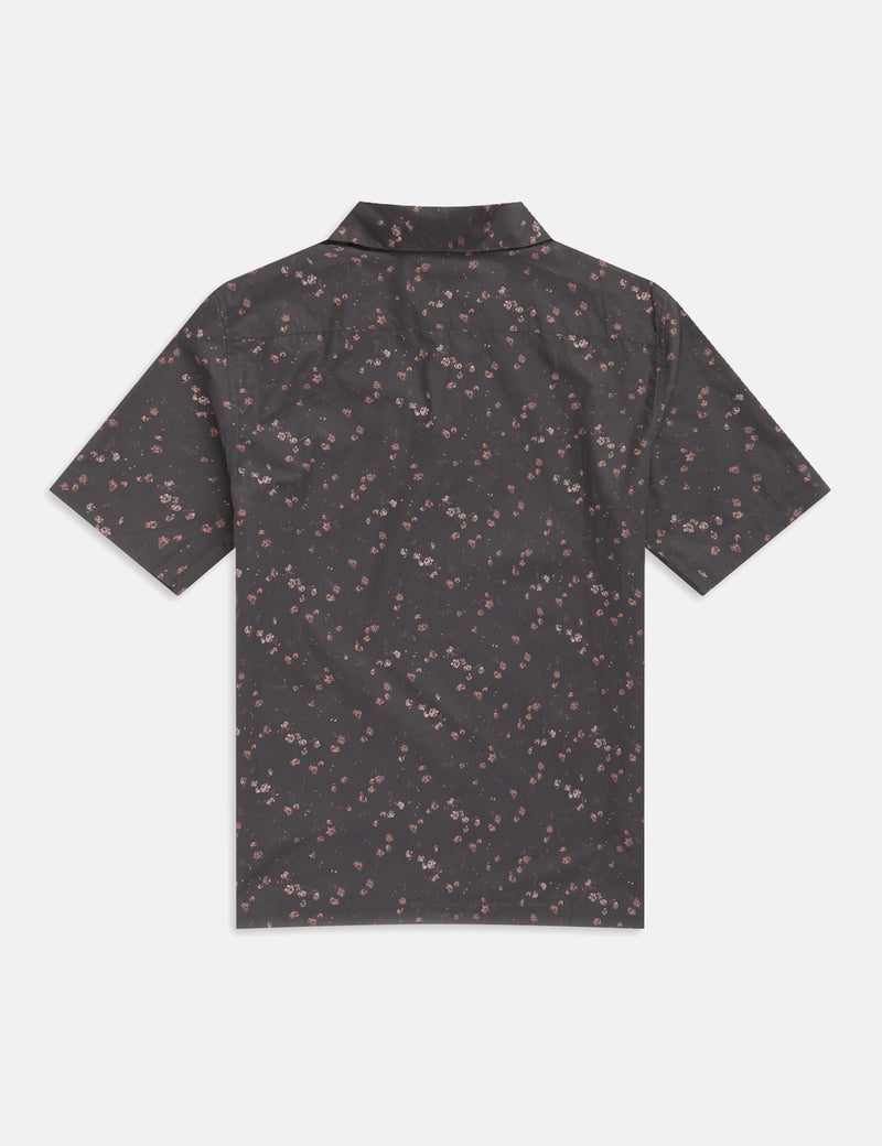 Chemise Bowling Fred Perry x Miles Kane Liberty Print - Noir