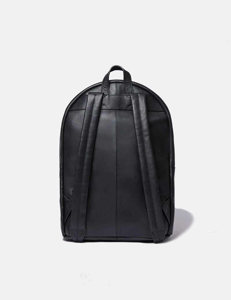 Sandqvist Ingvar Backpack (Leather) - Black