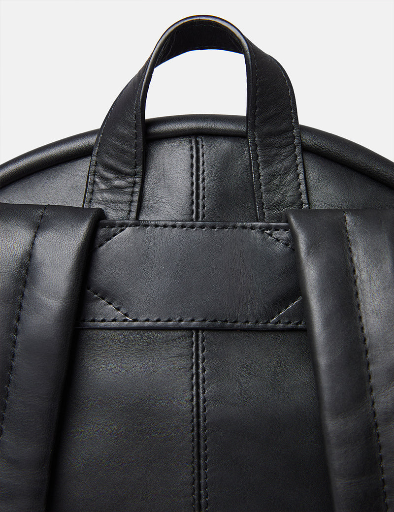 Sandqvist Ingvar Backpack (Leather) - Black
