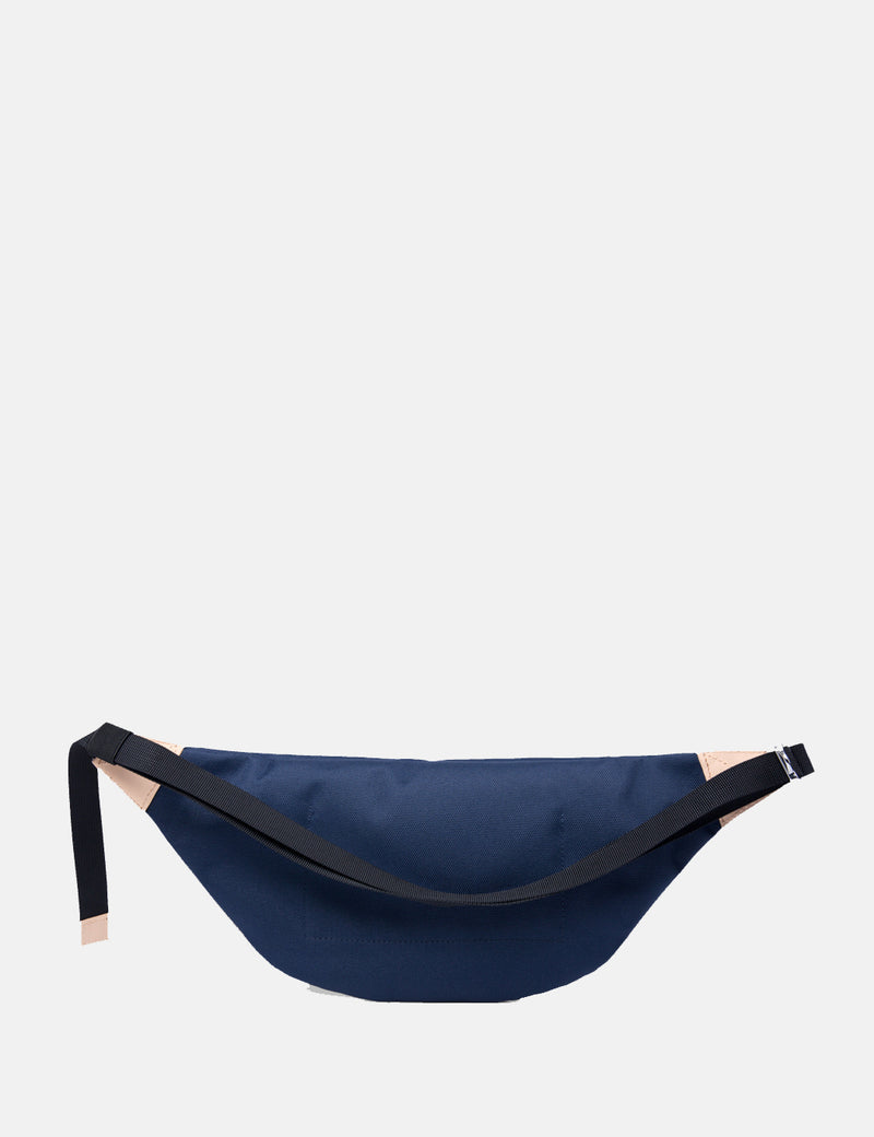 Sandqvist Aste Hip Bag - Beige/Navy Blue
